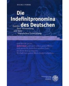 Eilika Fobbe • Die Indefinitpronomina des Deutschen