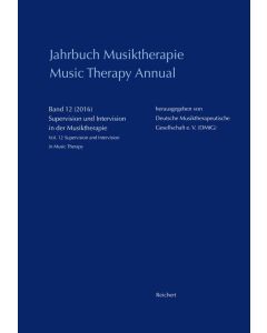 Jahrbuch Musiktherapie | Music Therapy Annual • Band -Volume 12 (2016)