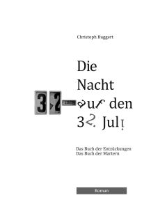 Christoph Buggert • Die Nacht auf den 32. Juli