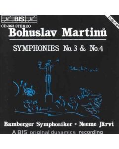 Bohuslav Martinu (1890-1959) - Symphonien Nr.3 & 4 CD