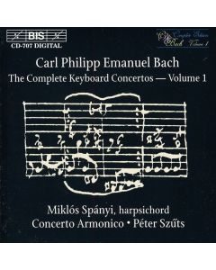 Carl Philipp Emanuel Bach (1714-1788) - Sämtliche Cembalokonzerte Vol.1 CD