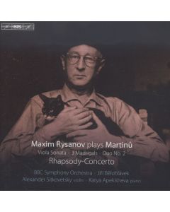 Bohuslav Martinu (1890-1959) - Rhapsodie-Konzert für Viola & Orchester SACD
