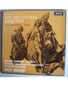 Johannes Brahms (1833-1897) • Ein Deutsches Requiem 2 LPs • Ernest Ansermet