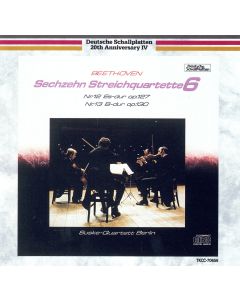 Ludwig van Beethoven (1770-1827): String Quartet Nos. 12 & 13 CD • Suske Quartett
