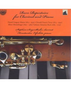 Stephan Siegenthaler & Konstantin Lifschitz - Rare Repertoire for Clarinet and Piano CD
