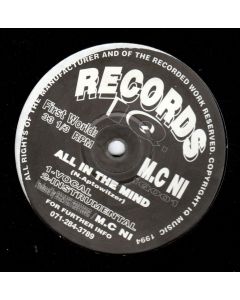 MC NI • All in the Mind 12"