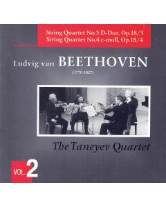 Beethoven (1770-1827) • String Quartets Vol. 2 CD • The Taneyev Quartet