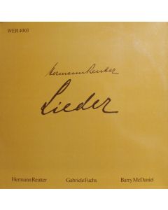 Hermann Reutter • Lieder LP