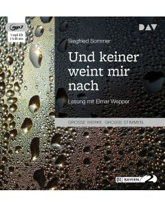 Siegfried Sommer • Und keiner weint mir nach MP3-CD