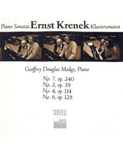 Ernst Krenek (1900-1991) • Piano Sonatas CD  • Geoffrey Douglas Madge