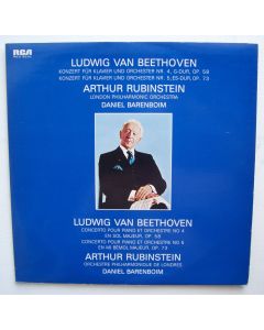 Artur Rubinstein: Beethoven (1770-1827) - Klavierkonzerte Nr. 4 und 5 2 LPs