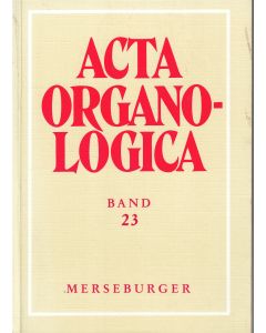 Acta Organologica, Band 23