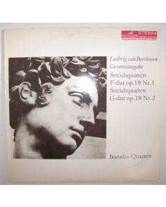 Ludwig van Beethoven (1770-1827) • Streichquartette op. 18 Nr. 1 & Nr. 2 LP • Borodin Quartett