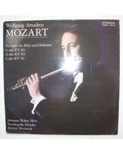 Johannes Walter: Mozart (1756-1791) • Konzerte für Flöte und Orchester LP