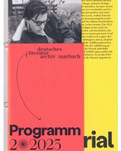 Deutsches Literaturarchiv Marbach Programm 2*2023