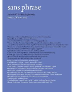 sans phrase • Heft 21, Winter 2023