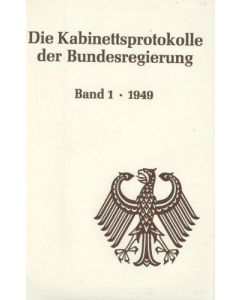 Die Kabinettsprotokolle der Bundesregierung. Band 1 • 1949