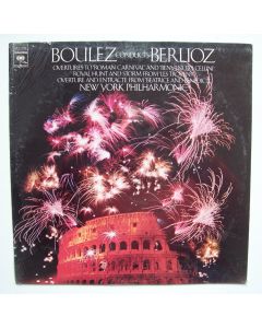 Pierre Boulez conducts Hector Berlioz (1803-1869) • Ouvertures to "Roman Carnival" and "Benvenuto Cellini" LP