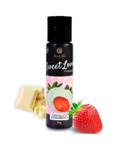 SECRETPLAY - GEL SWEET LOVE ERDBEERE UND WEISSE SCHOKOLADE 60 ML