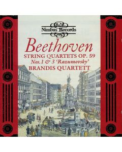 Beethoven: String Quartets Op. 59 Nos. 1 & 3 'Razumovsky' CD •  Brandis Quartett