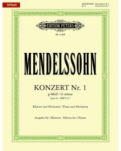 Felix Mendelssohn-Bartholdy (1809-1847) • Konzert Nr. 1 g-Moll Opus 25