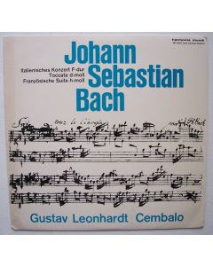 Johann Sebastian Bach (1685-1750) • Italienisches Konzert F-Dur LP • Gustav Leonhardt