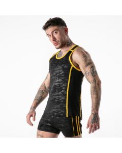 LOCKER GEAR - VOLLSTÄNDIGER MILITÄRZUGANG TANKTOP GELB L