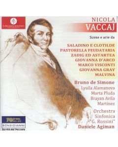 Nicola Vaccaj (1790-1848) - Arien & Szenen aus Opern CD