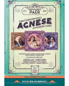 Ferdinando Paer (1771-1839) - Agnese (Dramma semiserio in 2 Akten) DVD