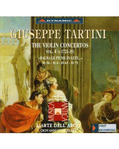 Giuseppe Tartini (1692-1770) - Violinkonzerte Vol.4 CD