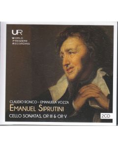 Emanuel Siprutini (1730-1790) - Cellosonaten op.3 Nr.1-6 & op.4 Nr.1-6 CD