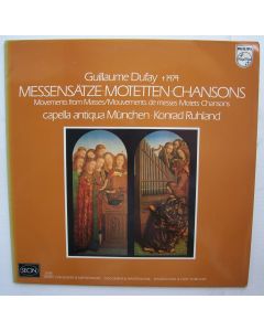 Guillaume Dufay (1397-1474) • Messensätze / Motetten / Chansons LP • Konrad Ruhland