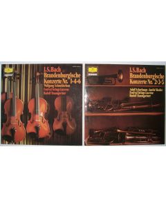 Johann Sebastian Bach (1685-1750) • Brandenburgische Konzerte 1-6 2 LPs • Wolfgang Schneiderhan