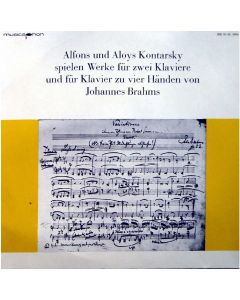 Alfons und Aloys Kontarsky • Werke für zwei Klaviere von Johannes Brahms LP