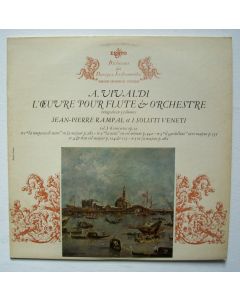 Antonio Vivaldi (1678-1741) • L'Oeuvre pour Flûte Vol. 1 LP • Jean-Piere Rampal