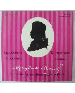 Wolfgang Amadeus Mozart (1756-1791) • Französische Variationen LP • Erich Keller