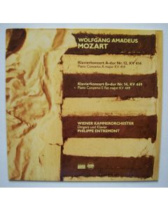 Wolfgang Amadeus Mozart (1756-1791) • Piano Concertos LP • Philippe Entremont