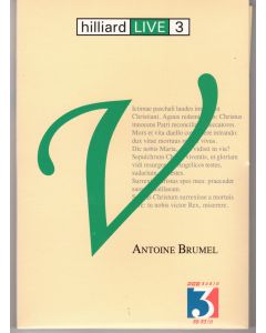 The Hilliard Ensemble • Live Vol. 3 - Amtoine Brumel CD