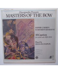 Sophie-Carmen Eckhardt-Gramatté (1899-1974) • 10 Caprices for violin solo LP