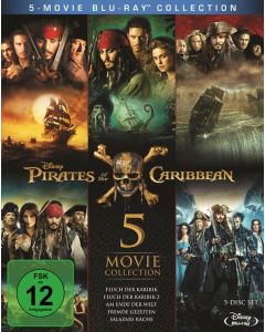 Pirates of the Caribbean - Fluch der Karibik 1-5 (Blu-ray) BR