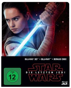Star Wars 8: Die letzten Jedi (3D & 2D Blu-ray im Steelbook) BR