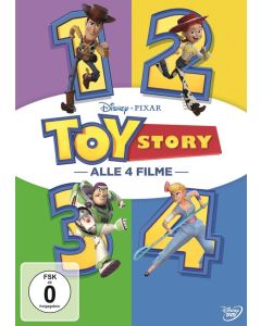 Toy Story 1-4 DVD