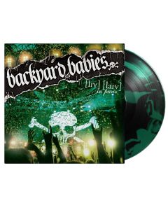 Backyard Babies - Live Live In Paris (180g) (Limited Numbered Edition) (Black & Green, Colour-In-Colour "Ink Spot" Pattern Vinyl) LP