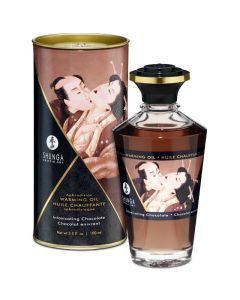 SHUNGA - MASSAGEÖL MIT WÄRMEEFFEKT INTENSIVEM SCHOKOLADENGESCHMACK 100 ML