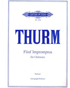 Joachim Thurm (1927-1995) • Fünf Impromptus