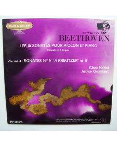 Beethoven (1770-1827) • Sonates pour violon et piano Vol. 4 LP • Clara Haskil & Arthur Grumiaux