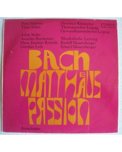 Johann Sebastian Bach (1685-1750) • Matthaeus Passion LP