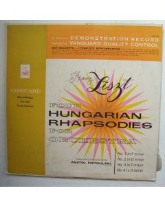 Franz Liszt (1811-1886) • Four Hungarian Rhapsodies LP