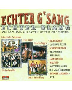 Various Artists - Echter G'sang, echter Klang CD