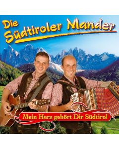Die Südtiroler Mander - Mein Herz gehört dir Südtirol CD